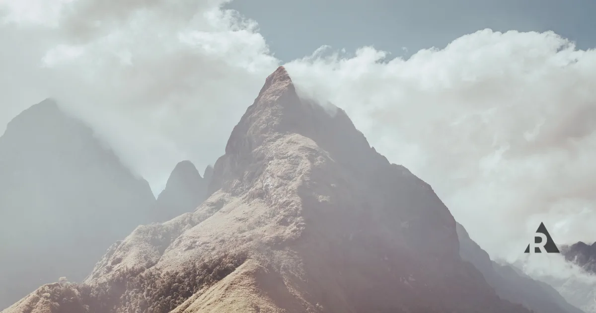 Rigid Mountain peak