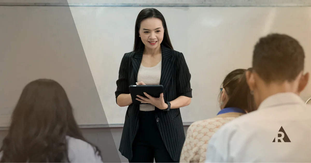 Women conducting a meeting