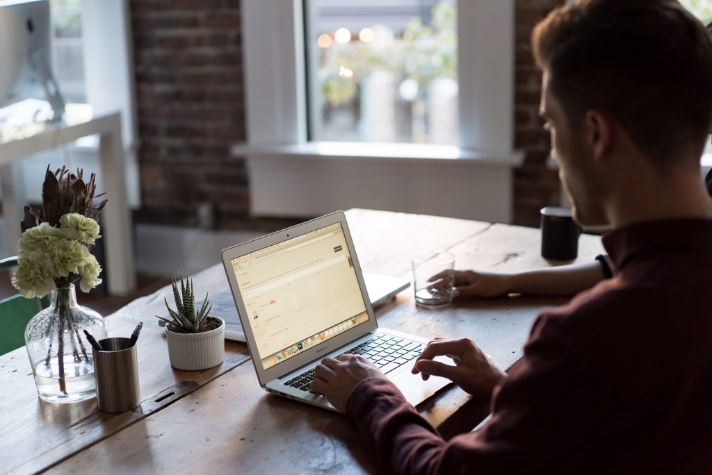 Man on laptop