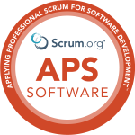 APS-SD Logo Applying Professional Scrum For Software Development