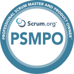 Professional Scrum Master and Product Owner Logo